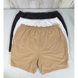 Comfort‎ Choice Boxer Shorts 10 Multicolor Cotton Spandex 3 Pack High Rise READ